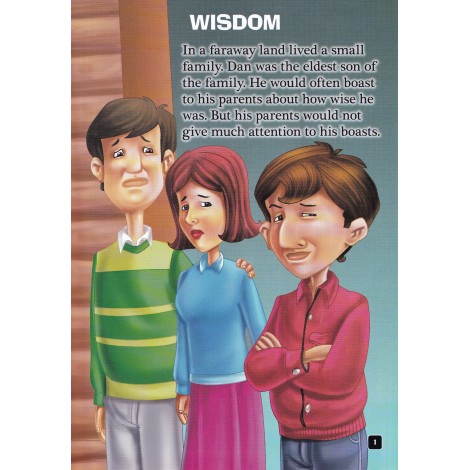 Moral Stories - Set Of 6 Books - Stories On Generosity, Self Control, Honesty, Trust, Kindness, Wisdom